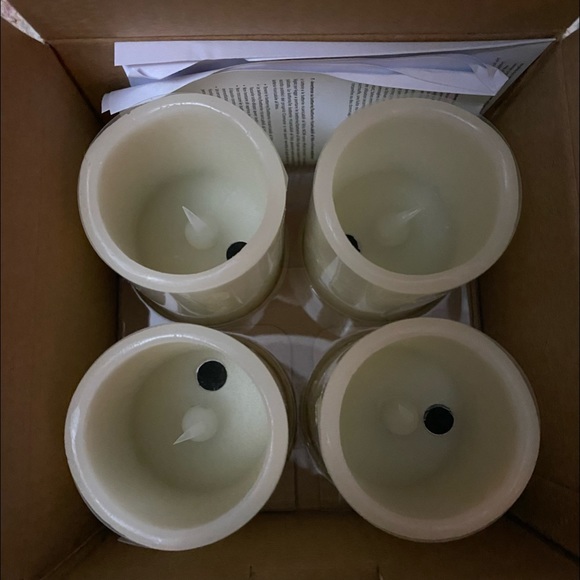 Echtwachskerzen 4-pc Real Wax LED Candles - Picture 3 of 8